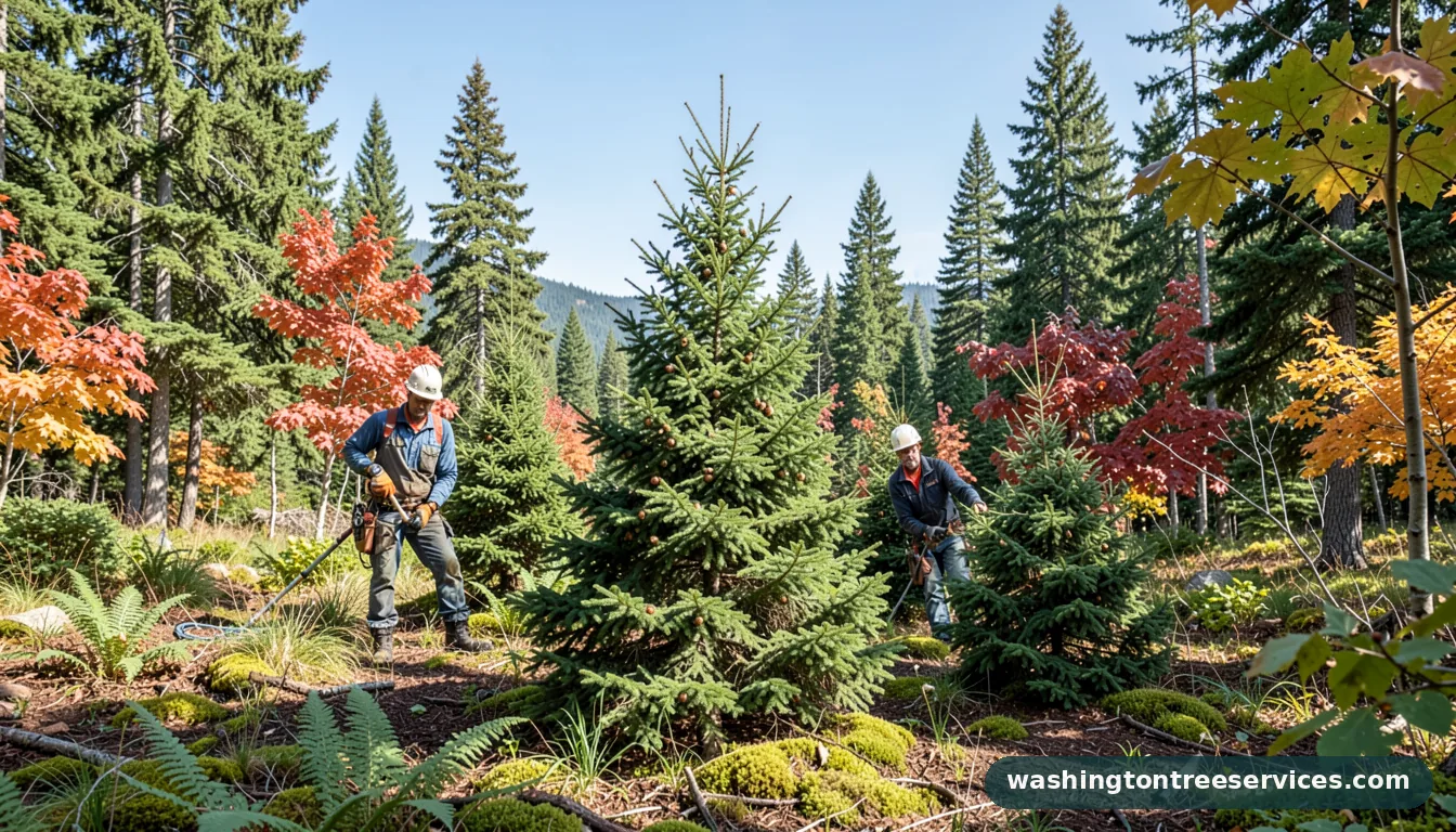 brown spots on arborvitae - professional tree service in Washington