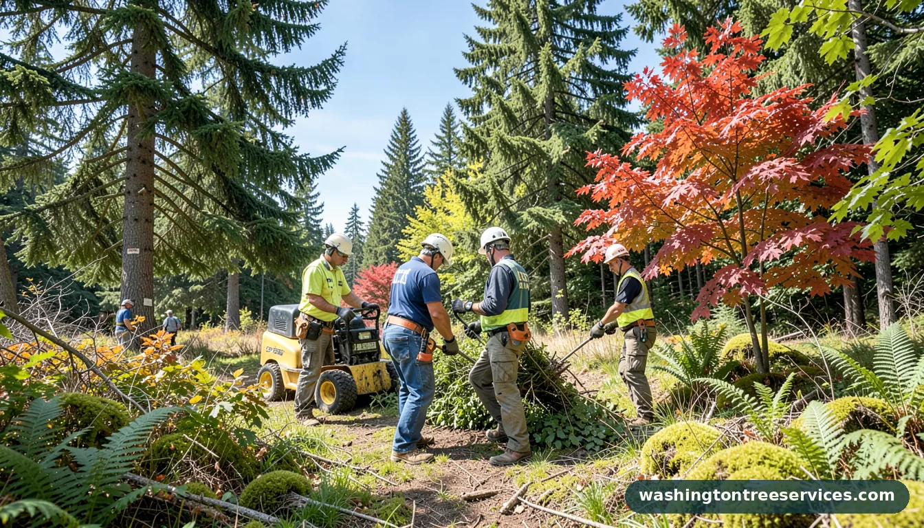 burien tree service - certified arborists at work in Washington