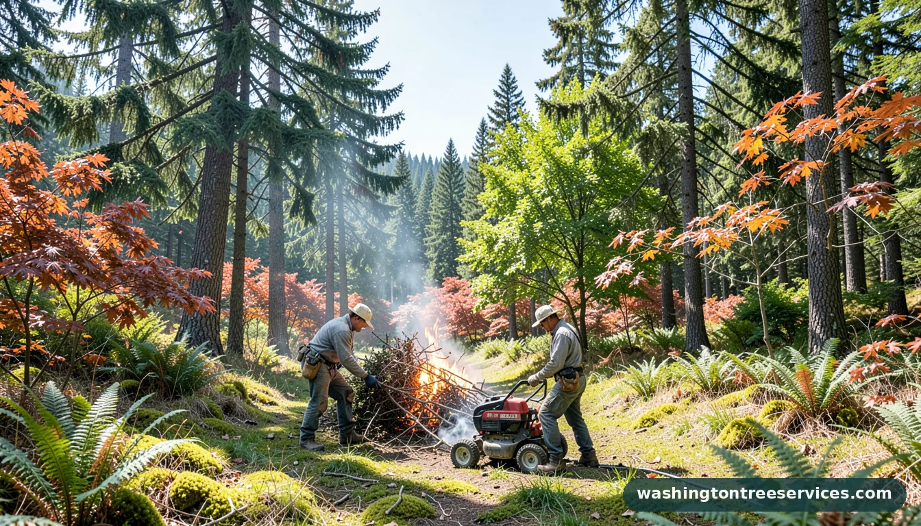 burning bush pruning - professional tree service in Washington