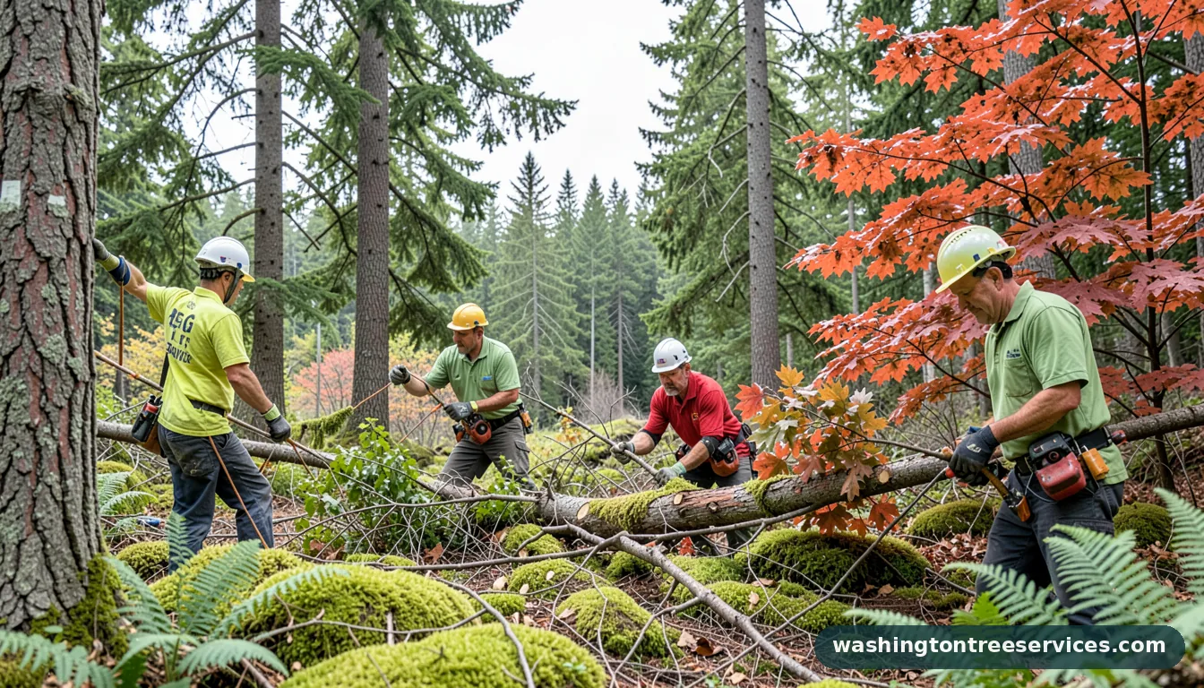 c&g tree service - completed tree work by Washington Tree Services