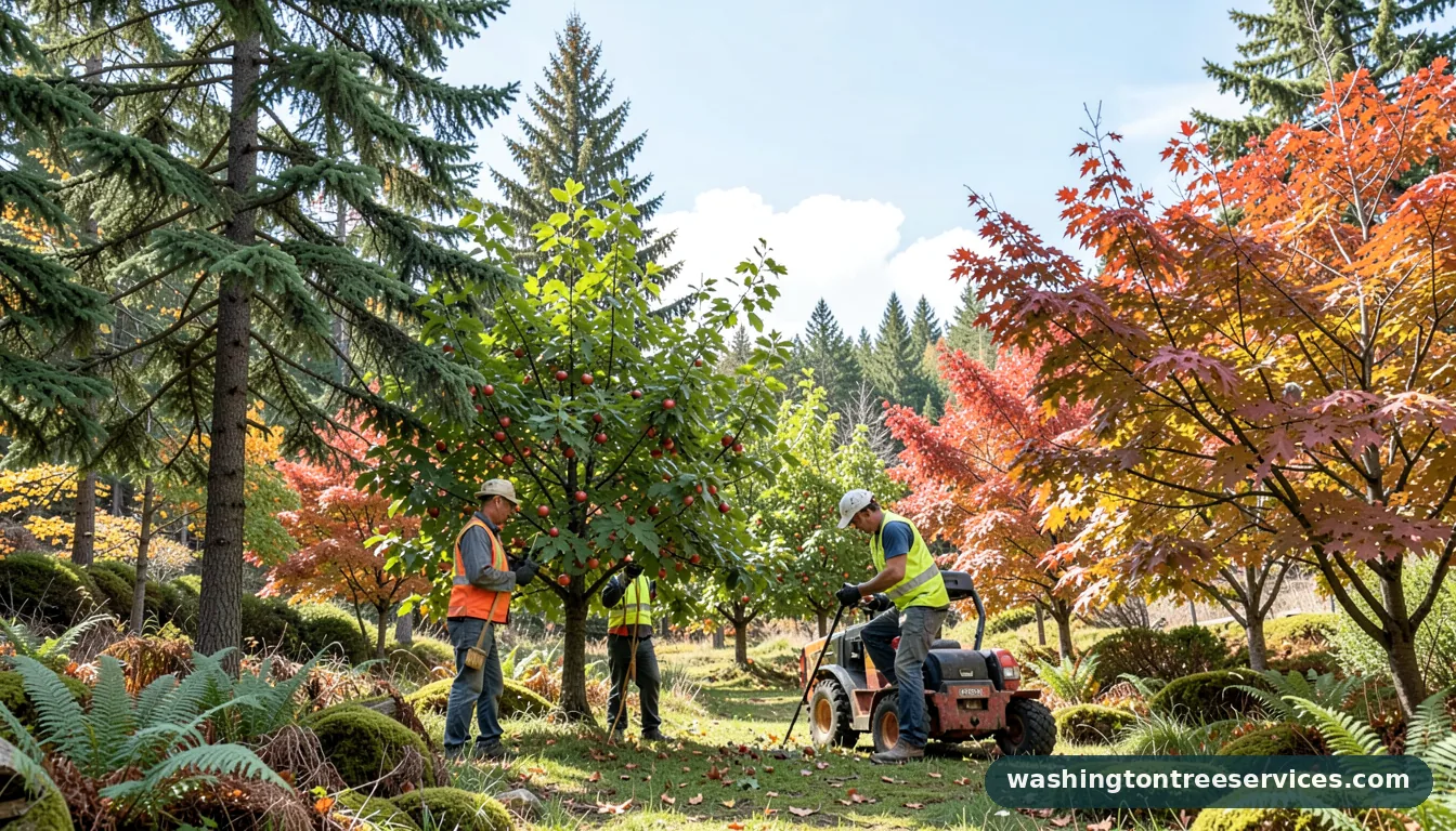 can i trim apple trees in the fall - professional tree service in Washington