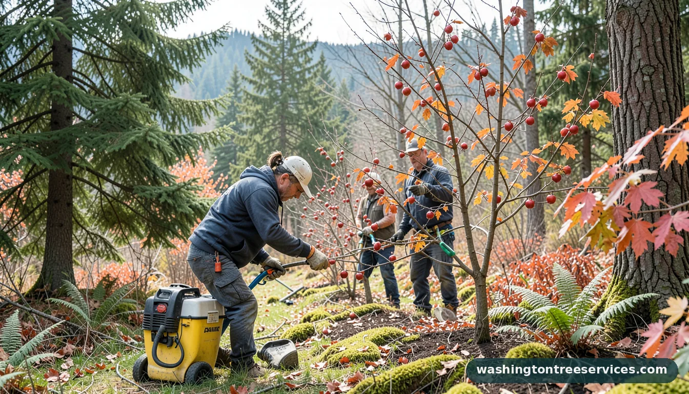 Completed can you prune apple trees in winter project by Washington Tree Services can you prune apple trees in winter - completed tree work by Washington Tree Services