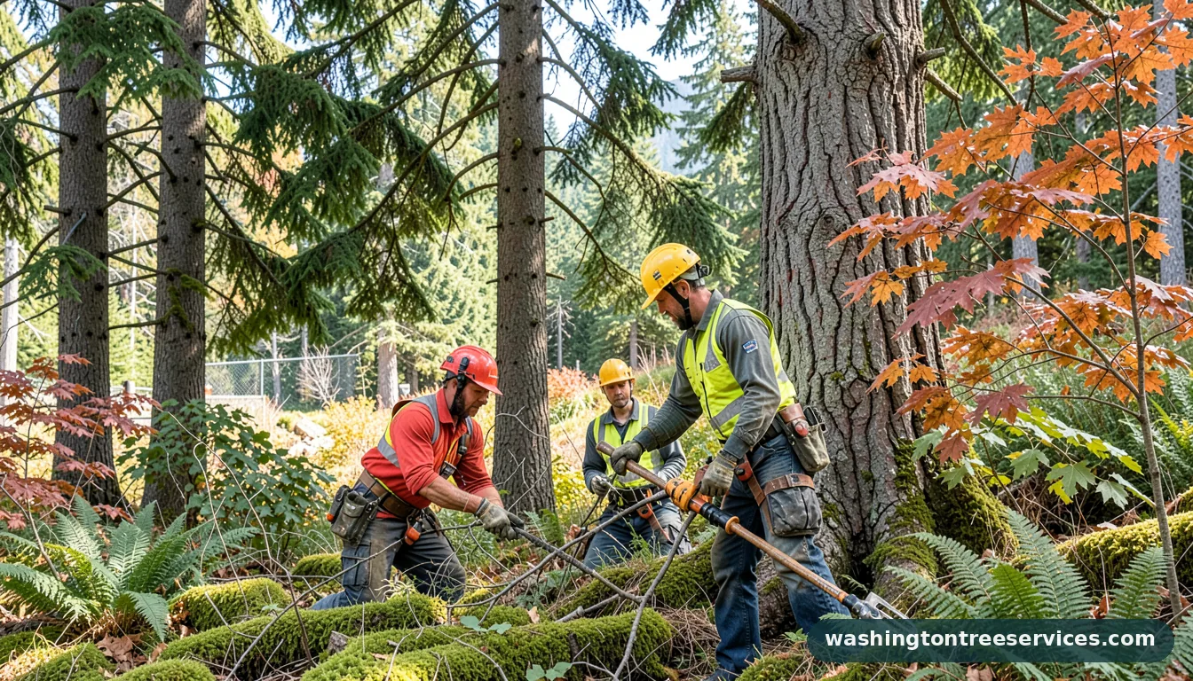 Professional equipment for can you prune trees in december in Washington can you prune trees in december - tree service equipment and crew in Washington