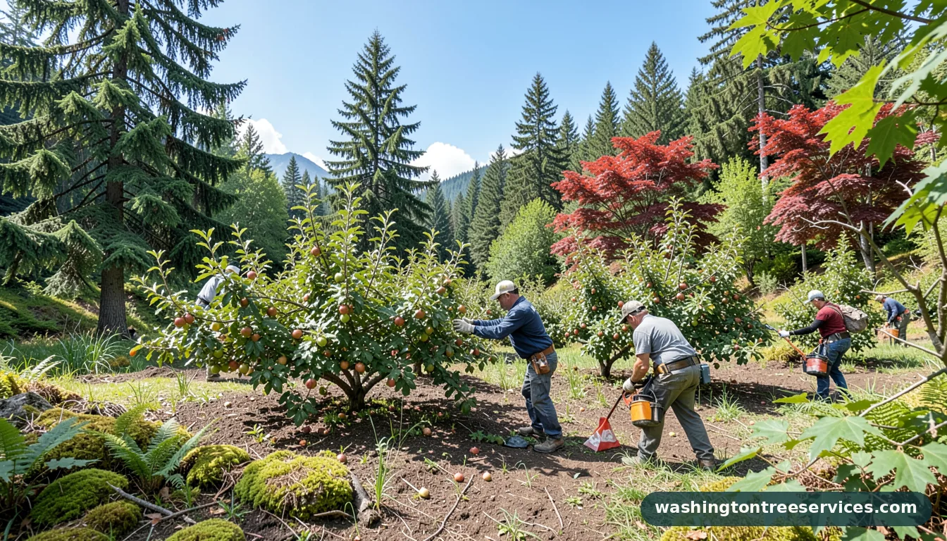 caring for fruit trees - professional tree service in Washington