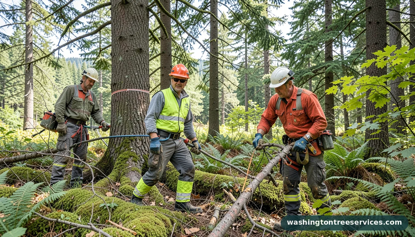 carlos tree service - tree service equipment and crew in Washington