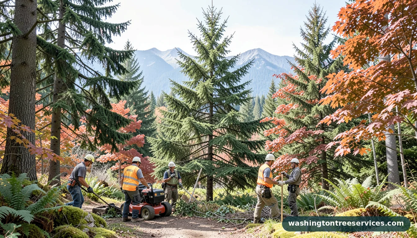 cedar tree maintenance - professional tree service in Washington