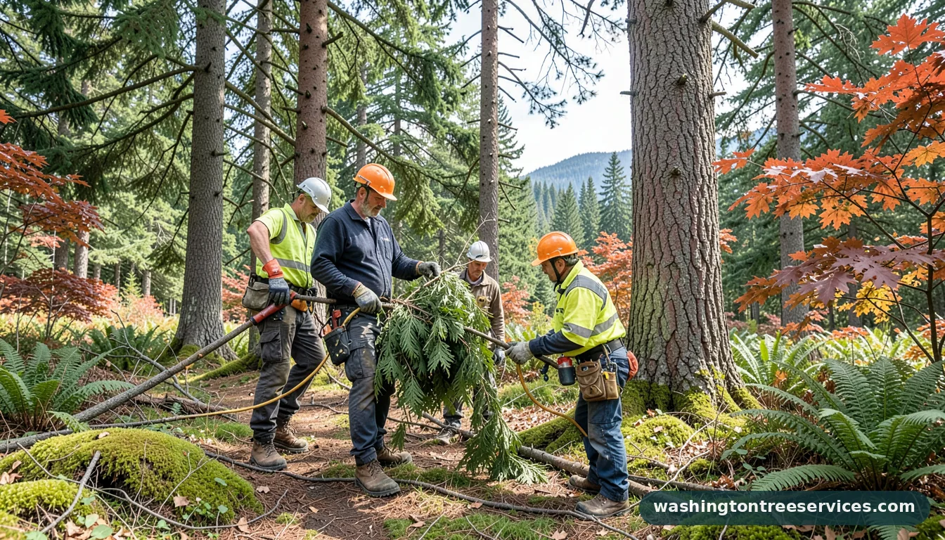 Professional equipment for certified arborist in Washington certified arborist - tree service equipment and crew in Washington