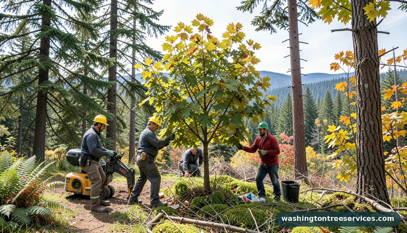 Certified arborists handling champaca tree care in Washington champaca tree care - certified arborists at work in Washington