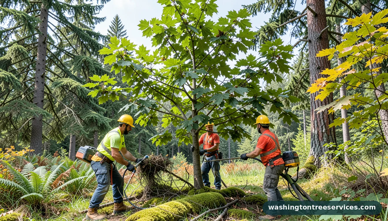 Completed champaca tree care project by Washington Tree Services champaca tree care - completed tree work by Washington Tree Services