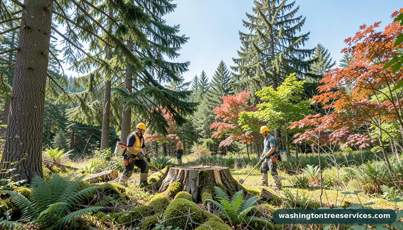 cheapest way to get rid of tree stumps - professional tree service in Washington