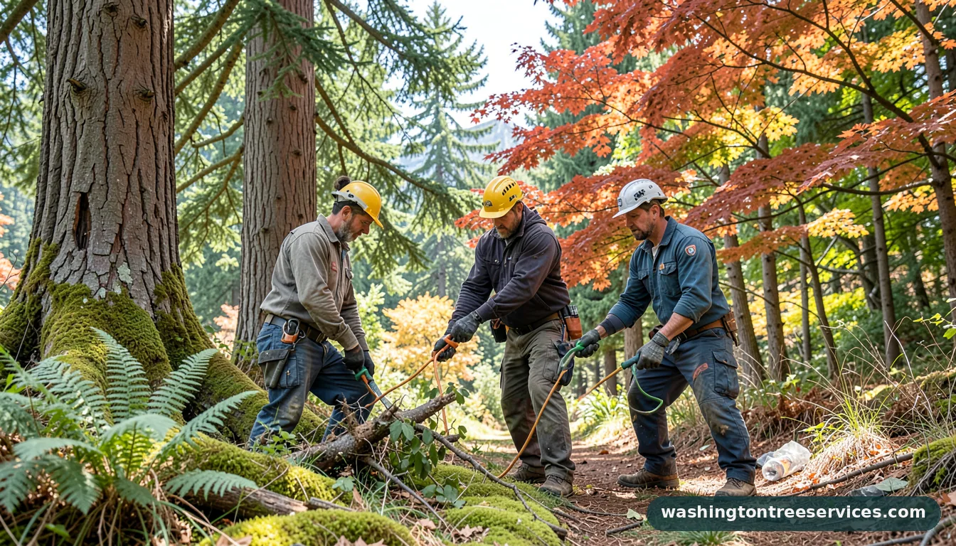 Certified arborists handling city of seattle arborist in Washington city of seattle arborist - certified arborists at work in Washington