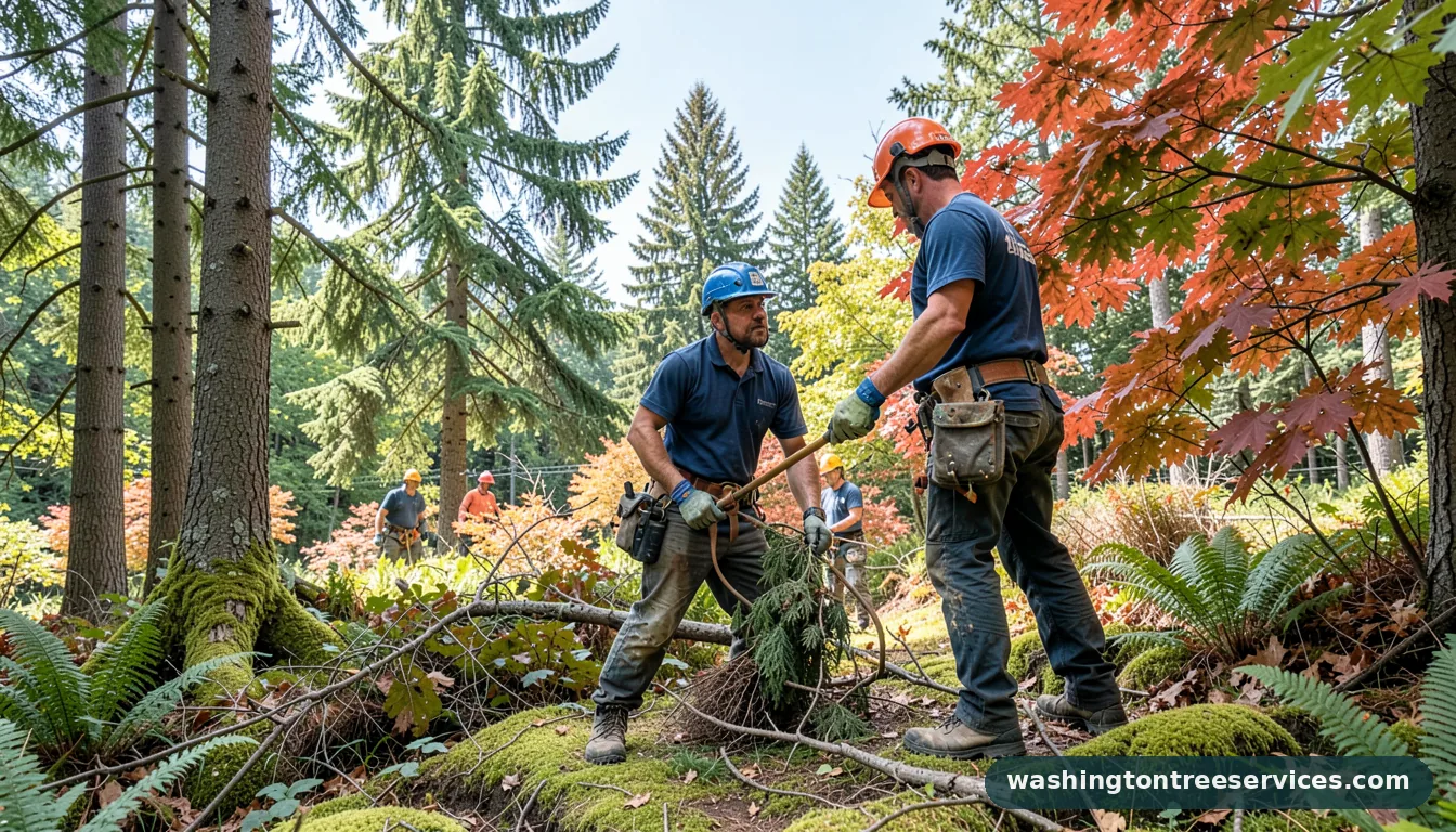 Completed city of seattle arborist project by Washington Tree Services city of seattle arborist - completed tree work by Washington Tree Services