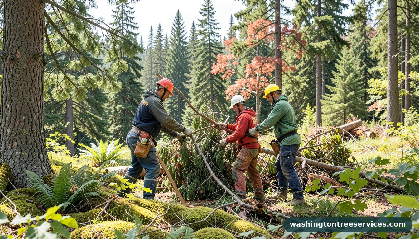 city of spokane tree removal - certified arborists at work in Washington