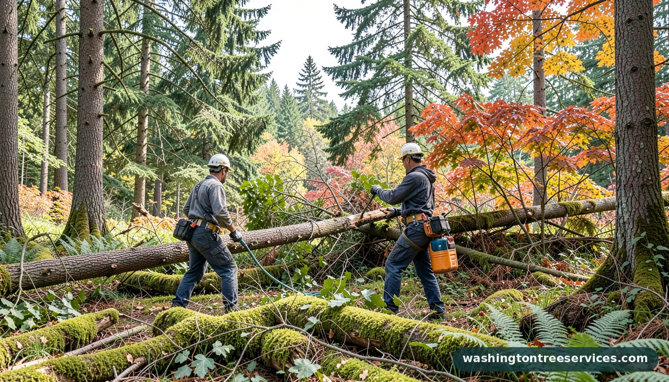 city of tacoma tree removal - certified arborists at work in Washington