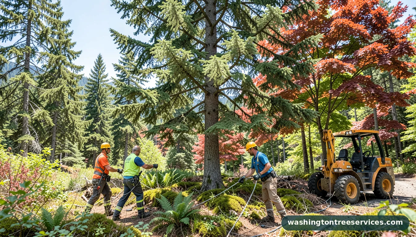 city tree - completed tree work by Washington Tree Services