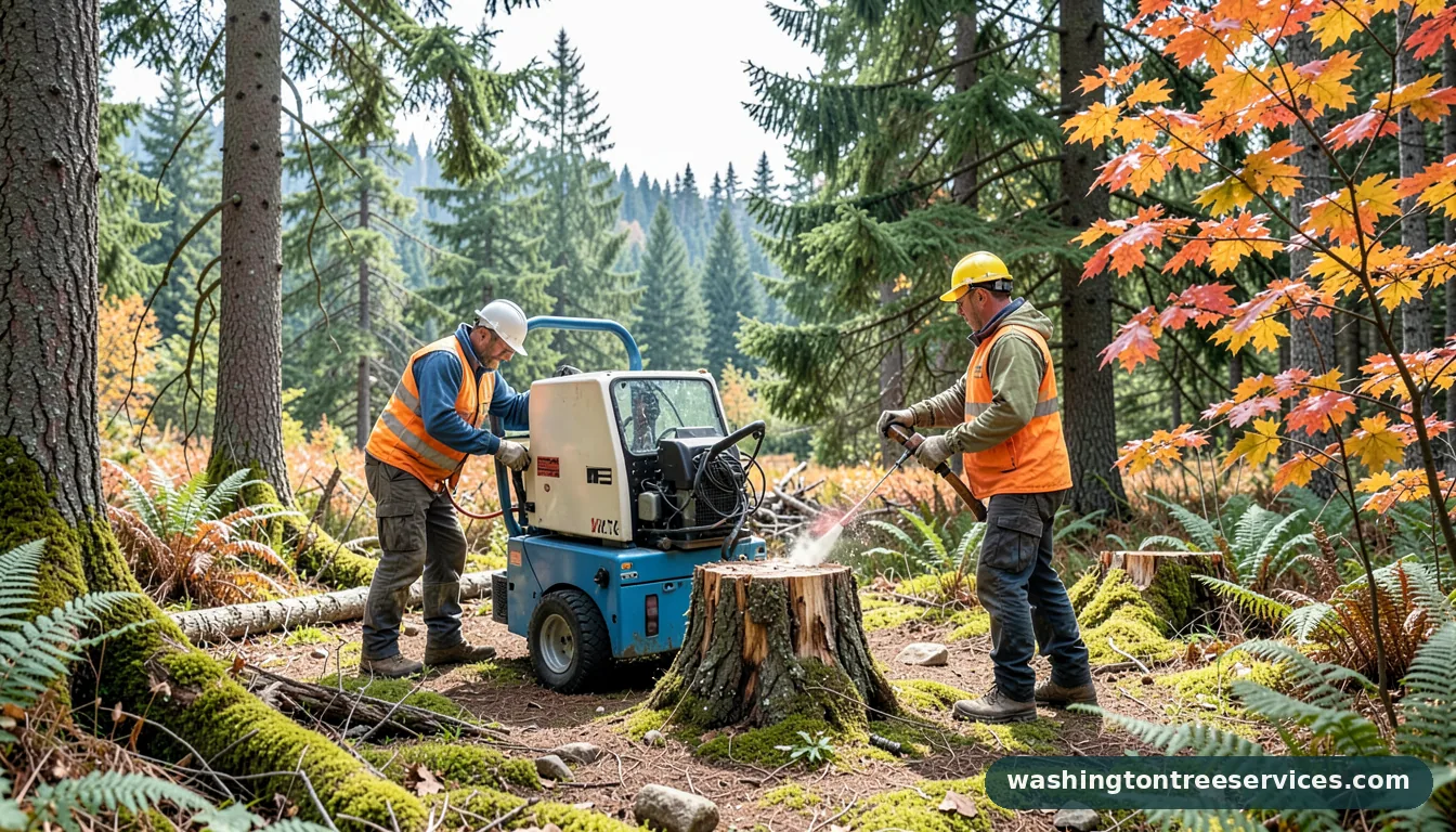 Professional equipment for commercial stump grinder for rent in Washington commercial stump grinder for rent - tree service equipment and crew in Washington