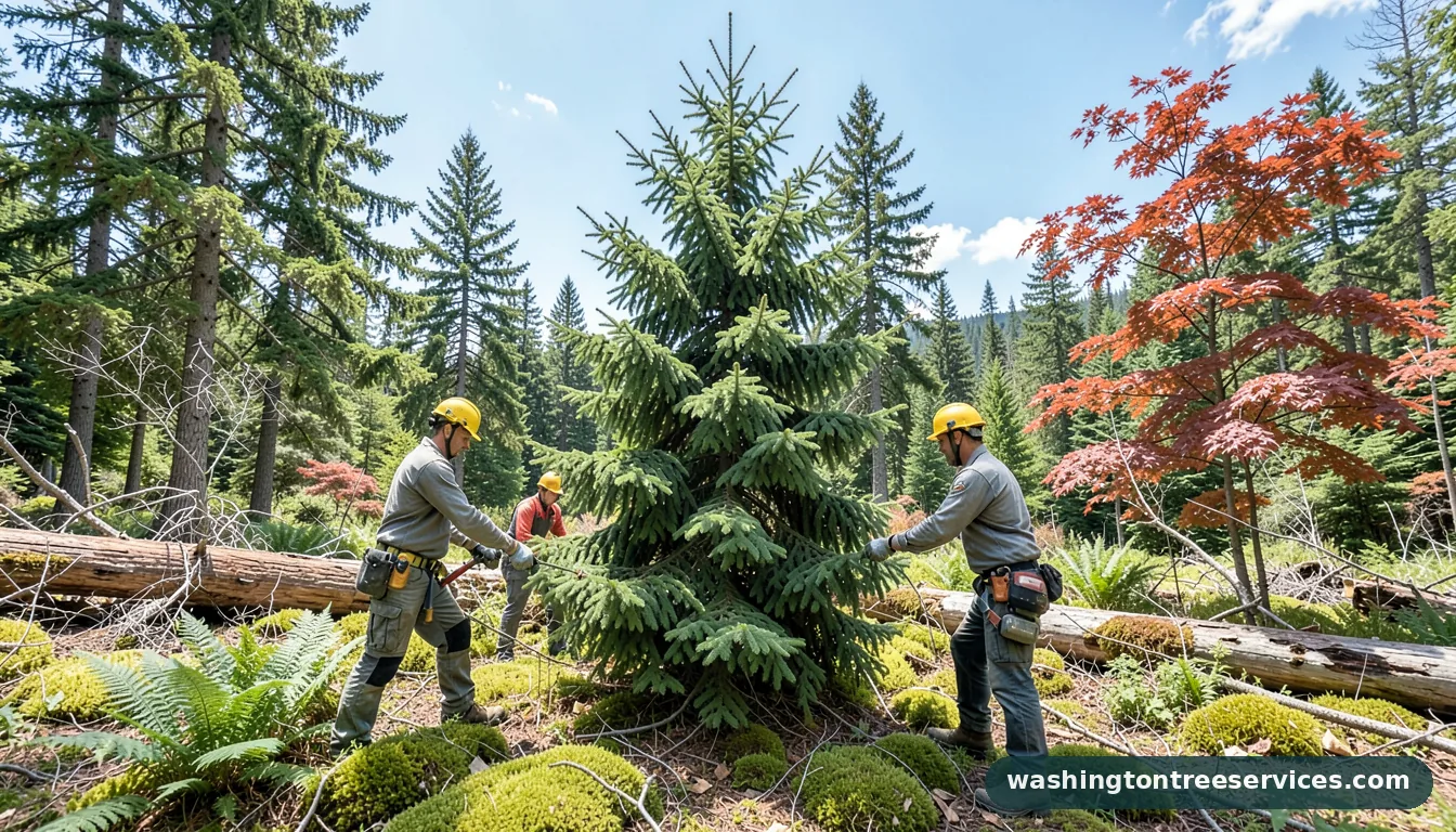 conifer tree care - professional tree service in Washington