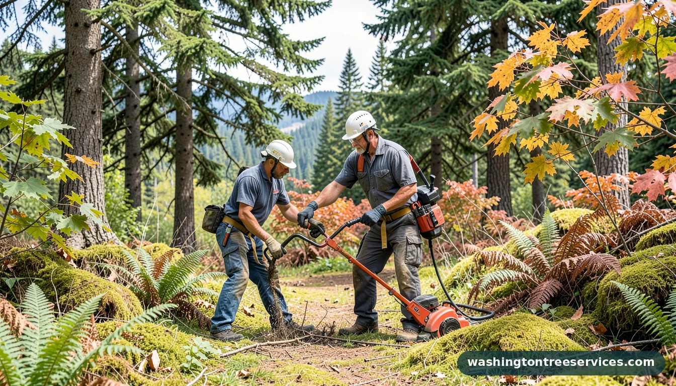cost of hedge trimming - certified arborists at work in Washington