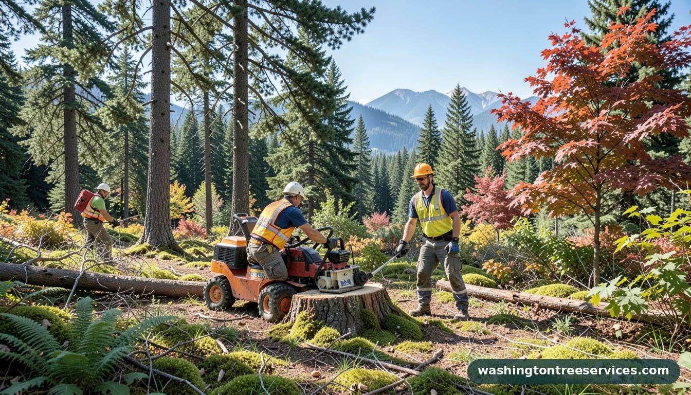 cost of stump grinder - professional tree service in Washington