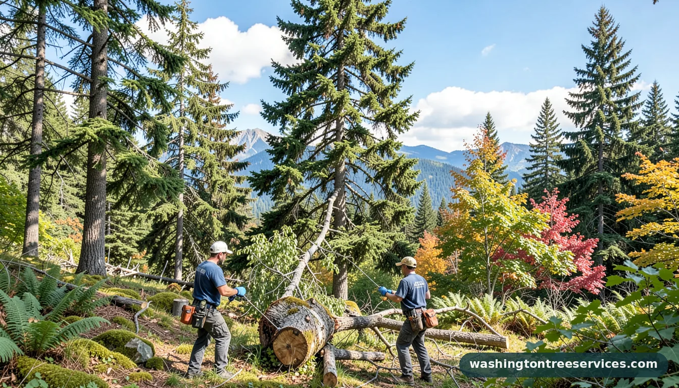 cost to cut down 50 foot tree - professional tree service in Washington