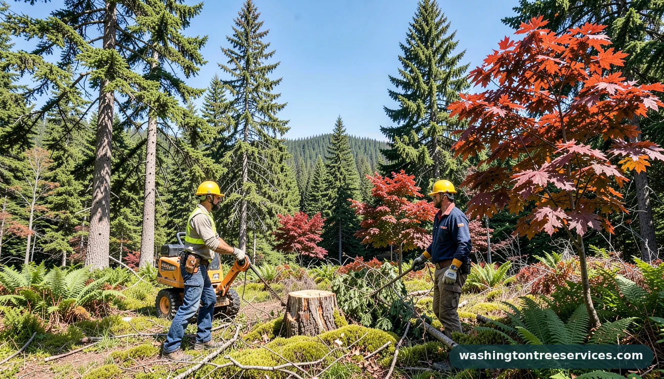 cost to grind stump - professional tree service in Washington