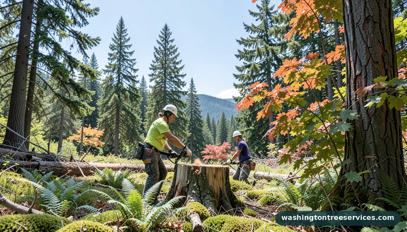 cost to stump grind - professional tree service in Washington