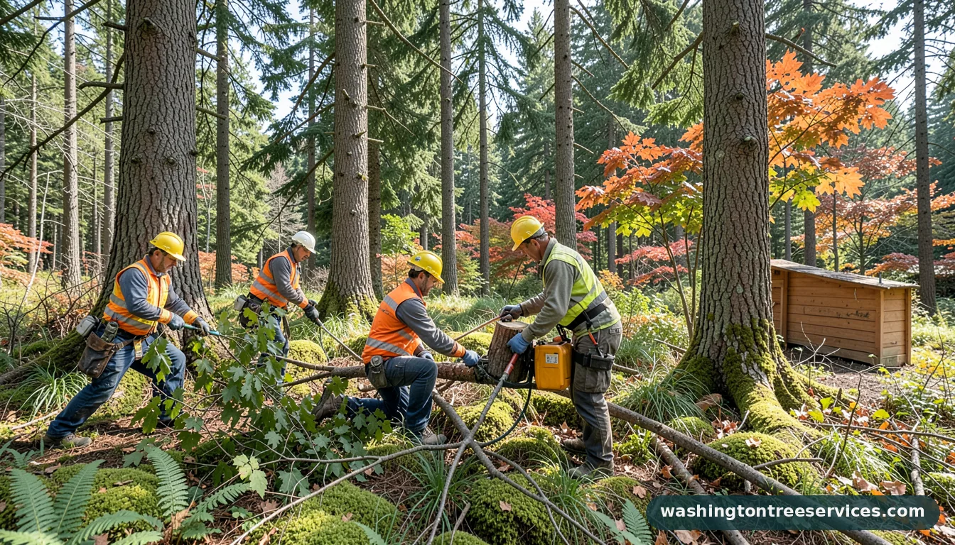 Professional equipment for custom tree service edmonds wa in Washington custom tree service edmonds wa - tree service equipment and crew in Washington