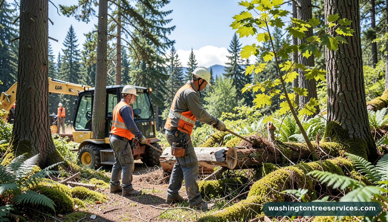 davey landscaping near me - tree service equipment and crew in Washington