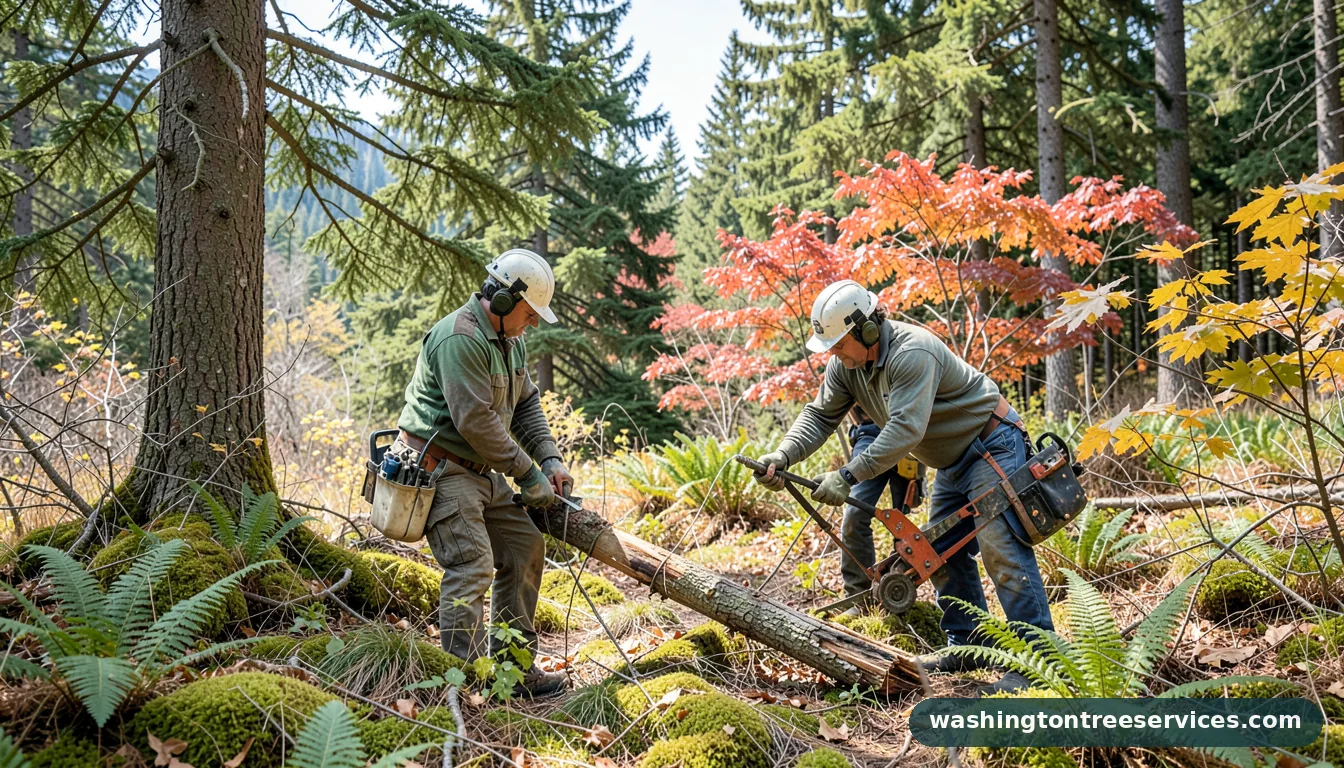 Certified arborists handling dormant pruning in Washington dormant pruning - certified arborists at work in Washington