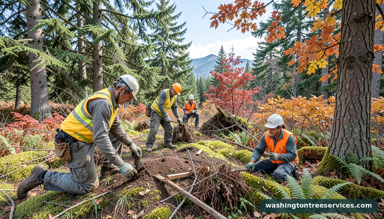 Professional equipment for dormant pruning in Washington dormant pruning - tree service equipment and crew in Washington
