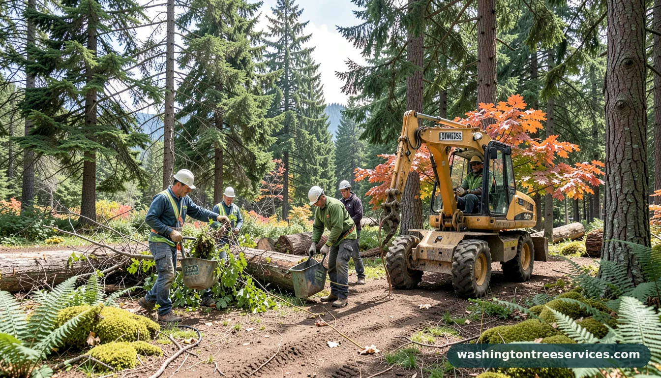 Certified arborists handling edmonds tree service in Washington edmonds tree service - certified arborists at work in Washington
