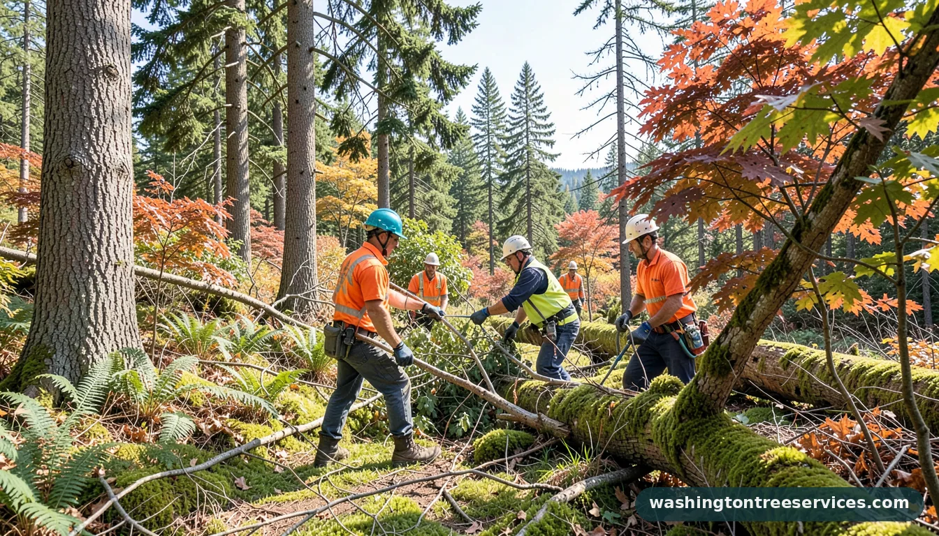 Professional equipment for everett tree removal in Washington everett tree removal - tree service equipment and crew in Washington