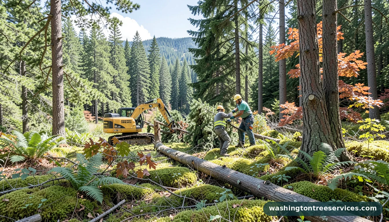 federal way tree service - completed tree work by Washington Tree Services