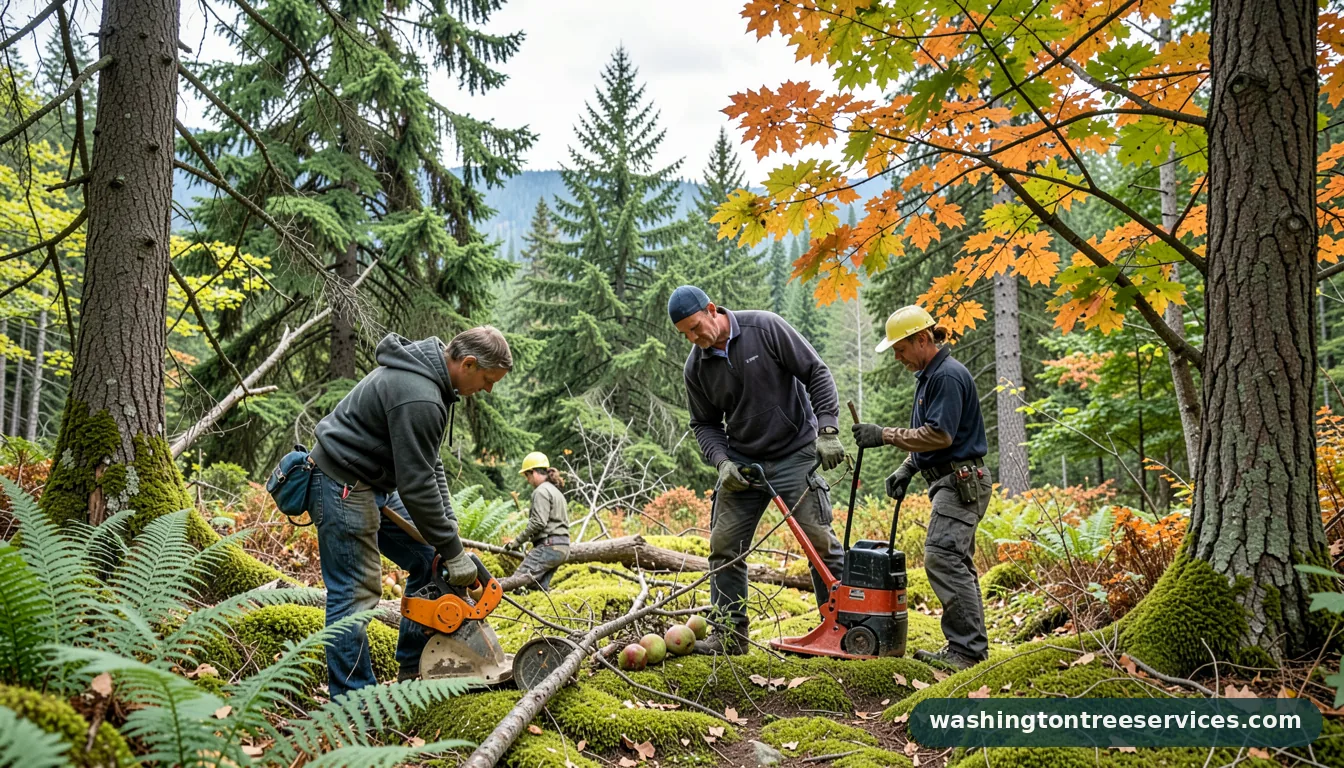 figs pruning - certified arborists at work in Washington
