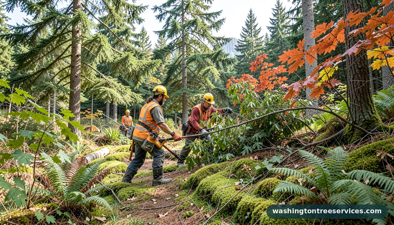 Professional equipment for find an arborist in Washington find an arborist - tree service equipment and crew in Washington
