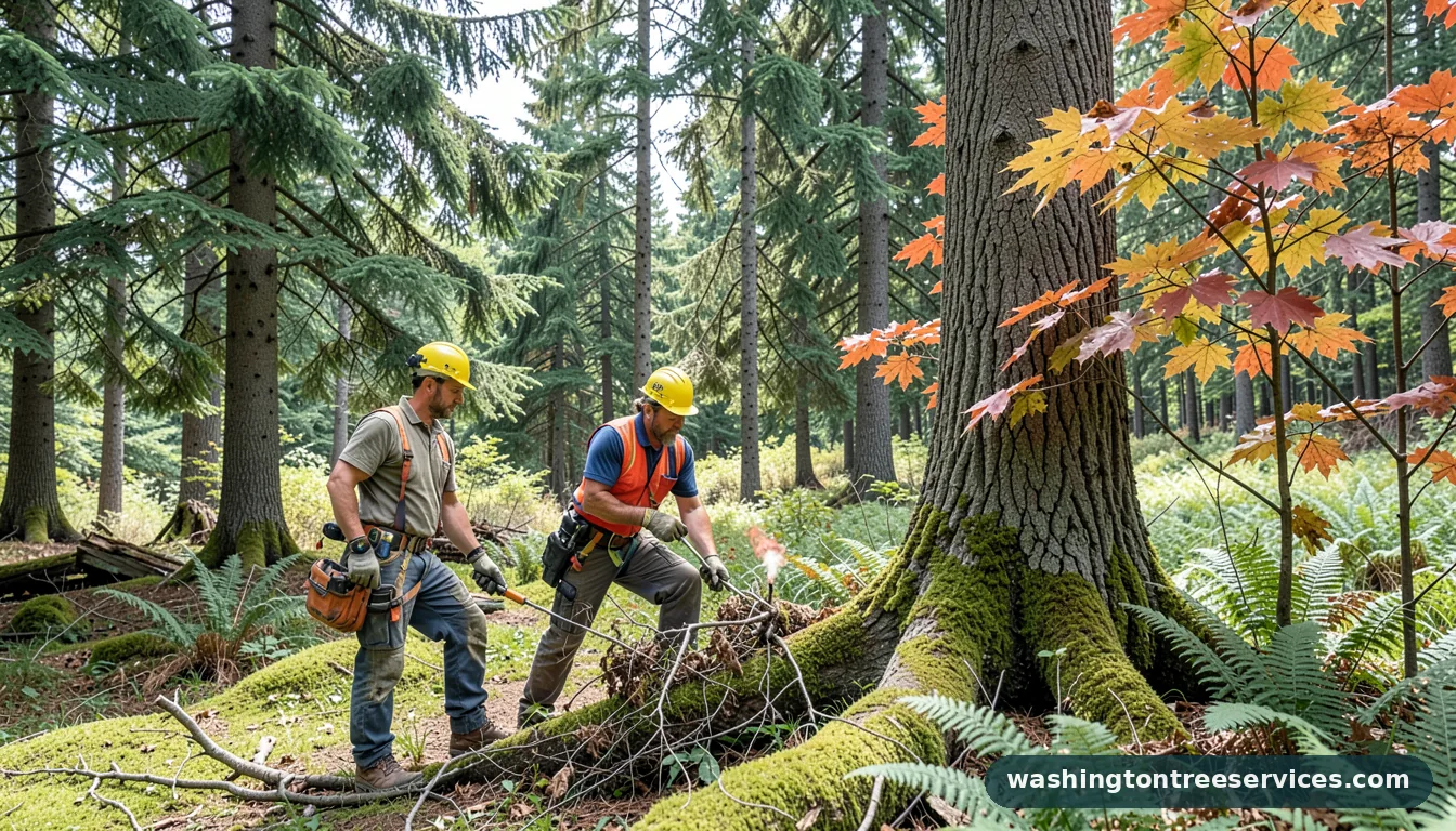 Completed find an arborist project by Washington Tree Services find an arborist - completed tree work by Washington Tree Services