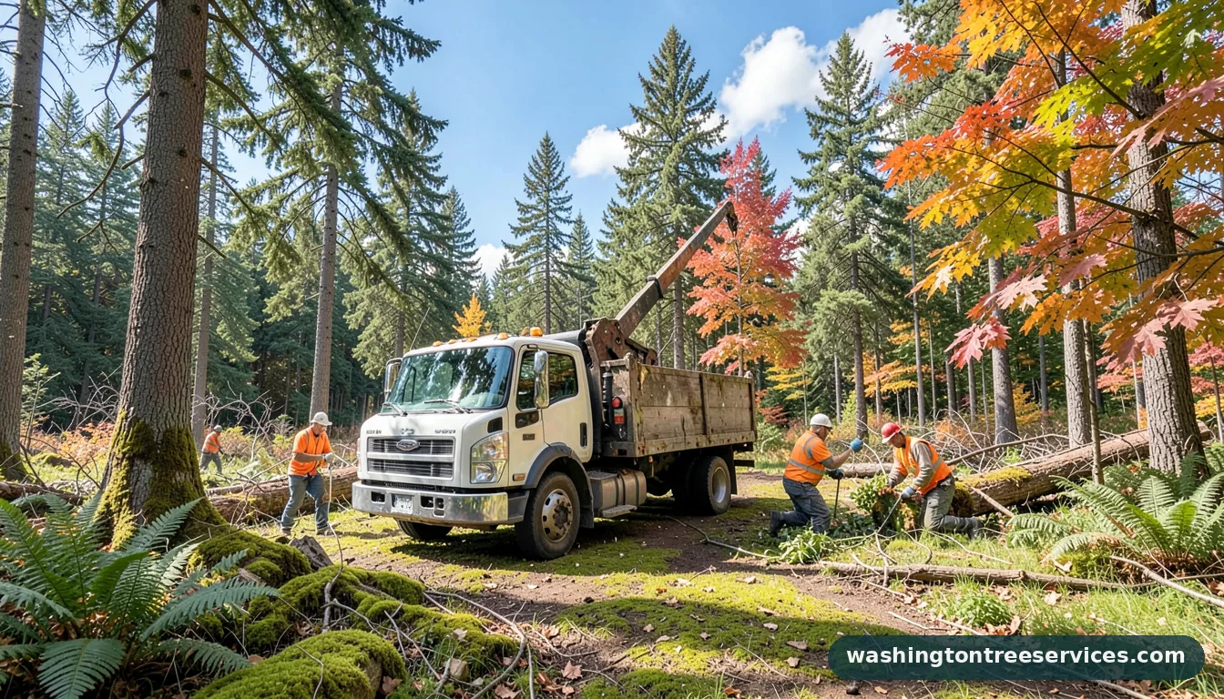 grapple saw truck tree removal in Washington | Washington Tree Services grapple saw truck tree removal - professional tree service in Washington