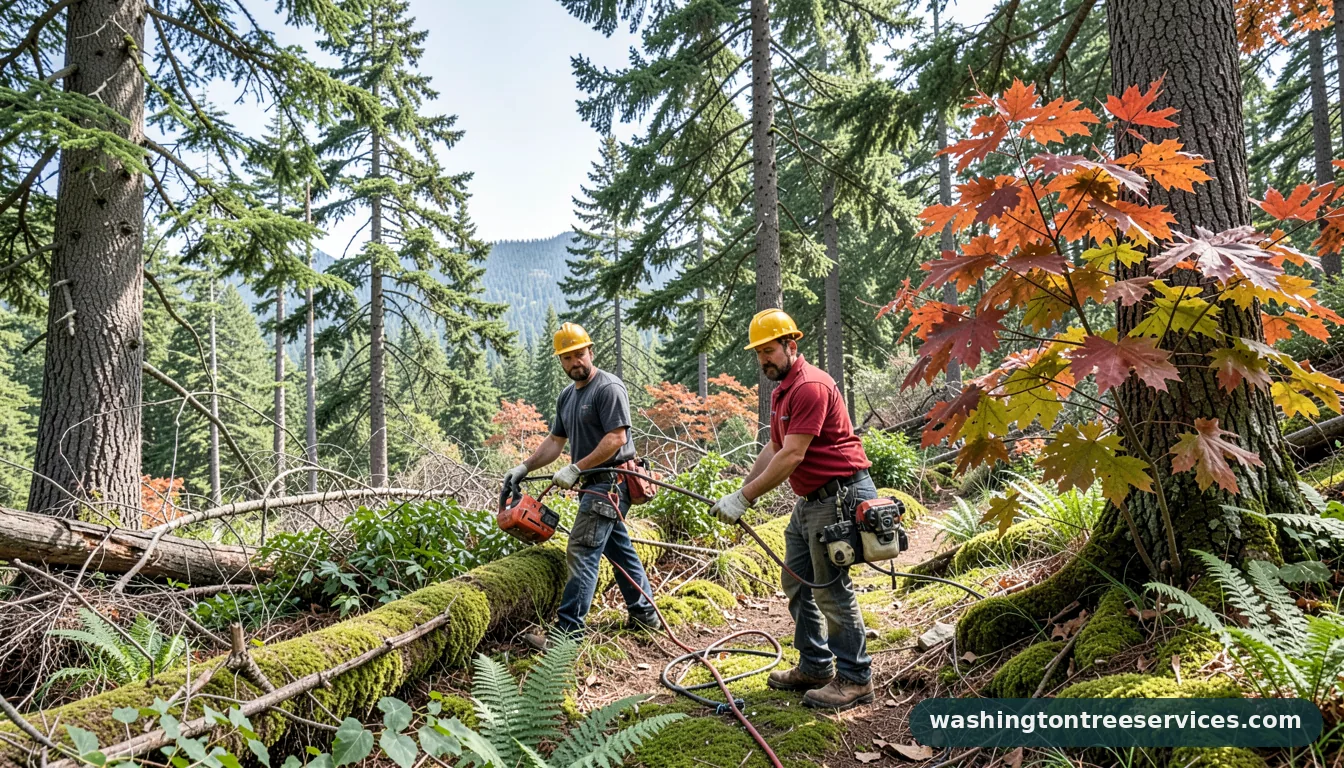 guys tree service - tree service equipment and crew in Washington