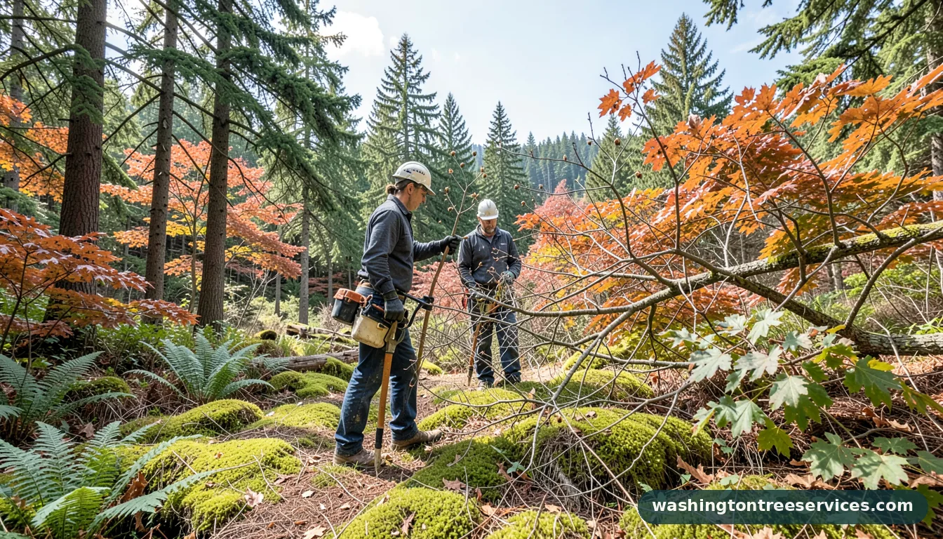 hawthorn pruning - professional tree service in Washington