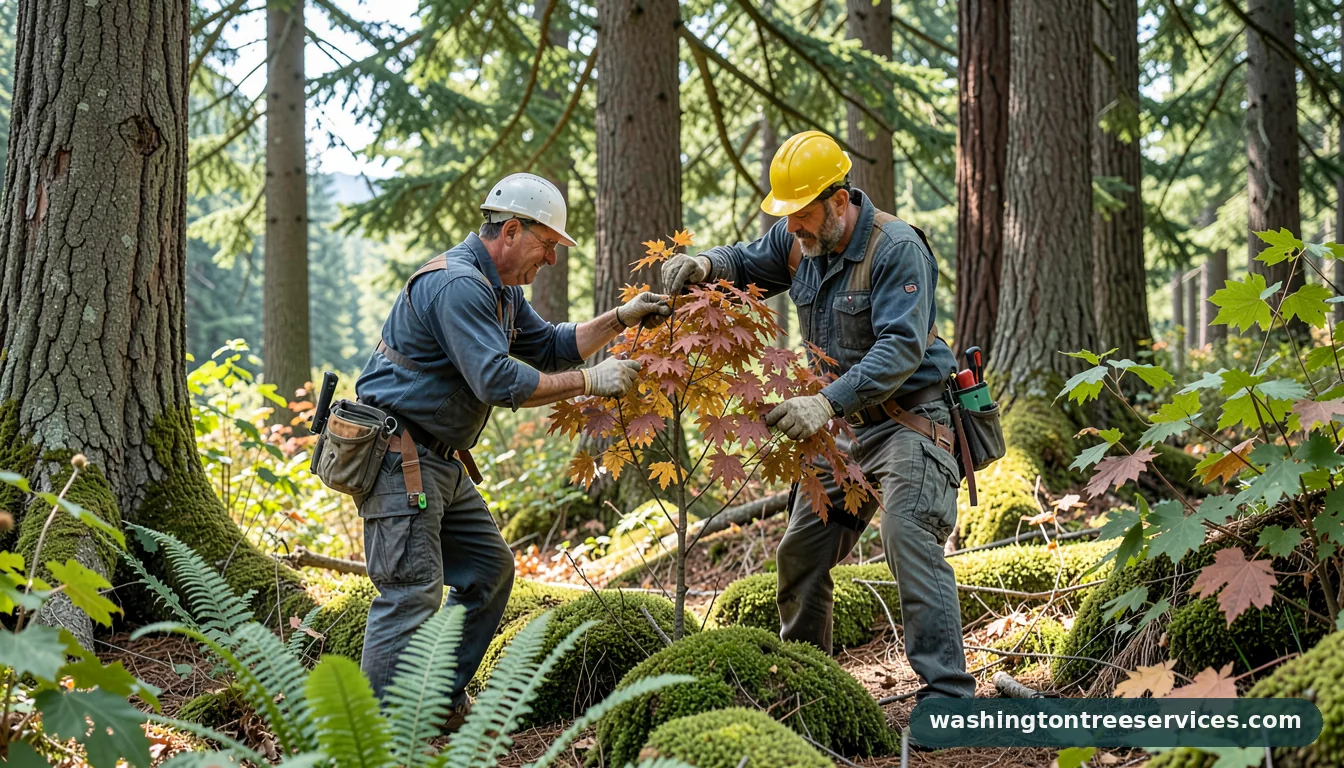 Certified arborists handling how do i prune a japanese maple in Washington how do i prune a japanese maple - certified arborists at work in Washington