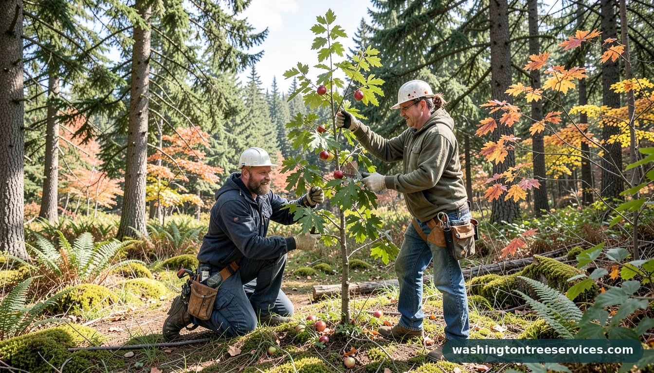 how do i trim an apple tree - certified arborists at work in Washington