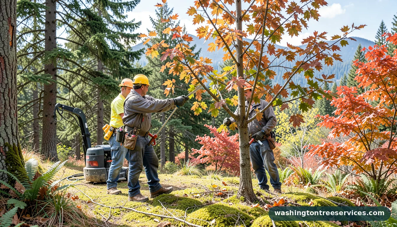 how do i trim an apple tree - tree service equipment and crew in Washington