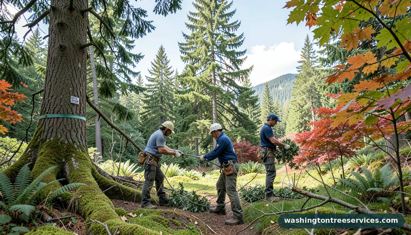 how do you get rid of mistletoe in a tree - professional tree service in Washington