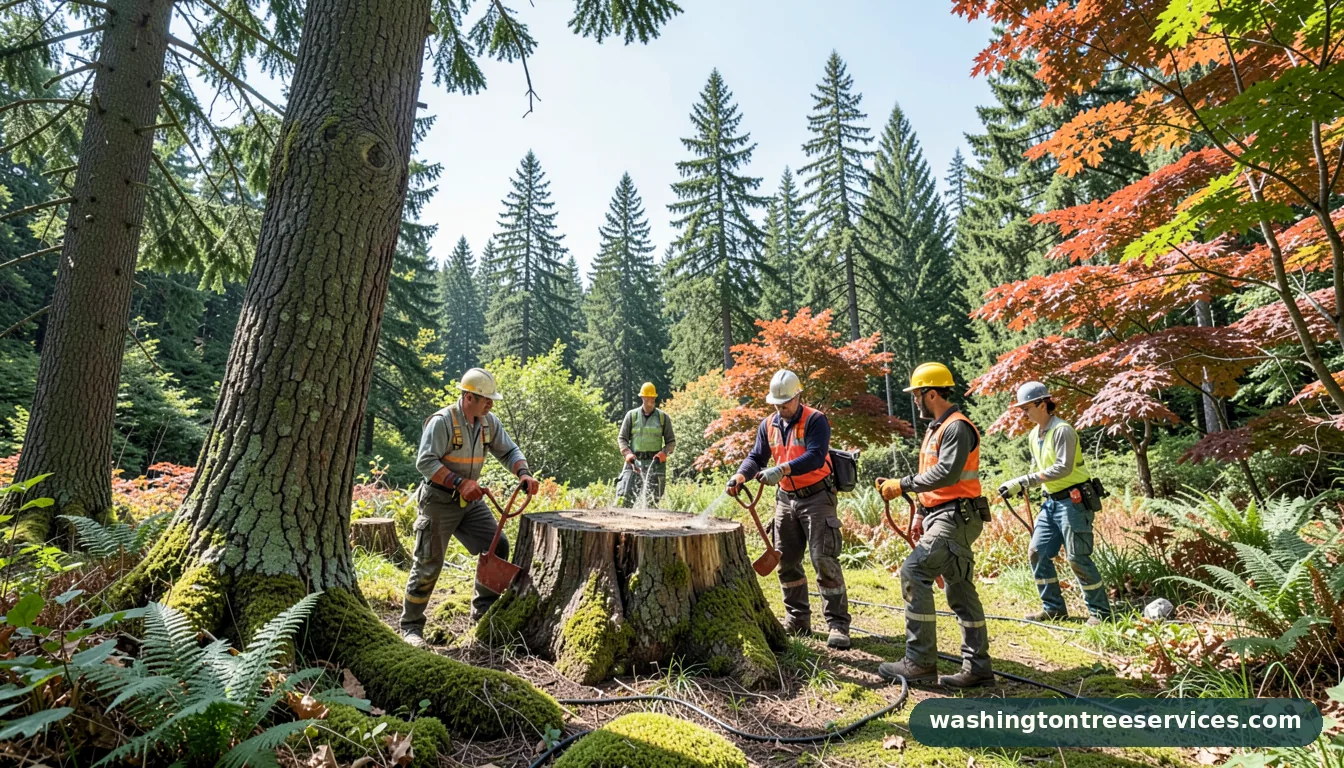 how do you remove a tree stump - professional tree service in Washington