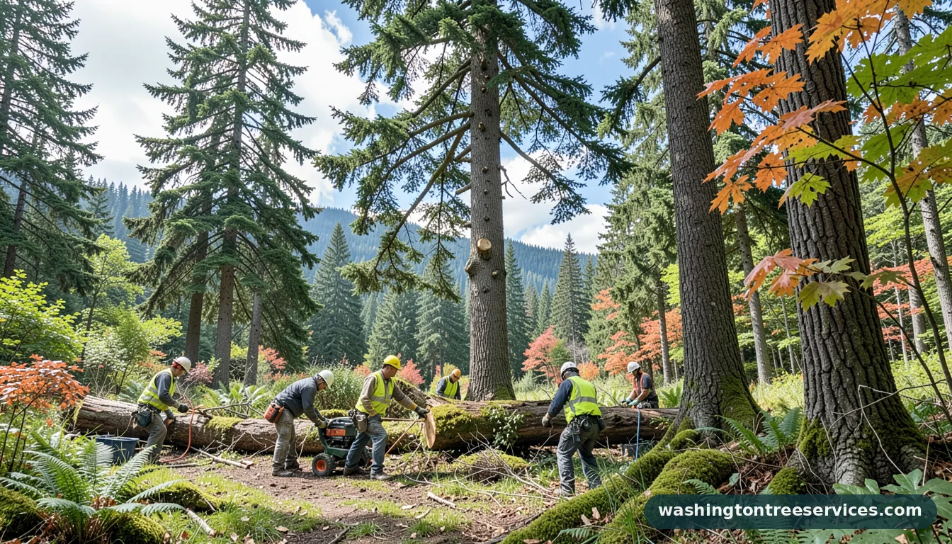 how much does it cost to cut down a 100 ft tree - professional tree service in Washington
