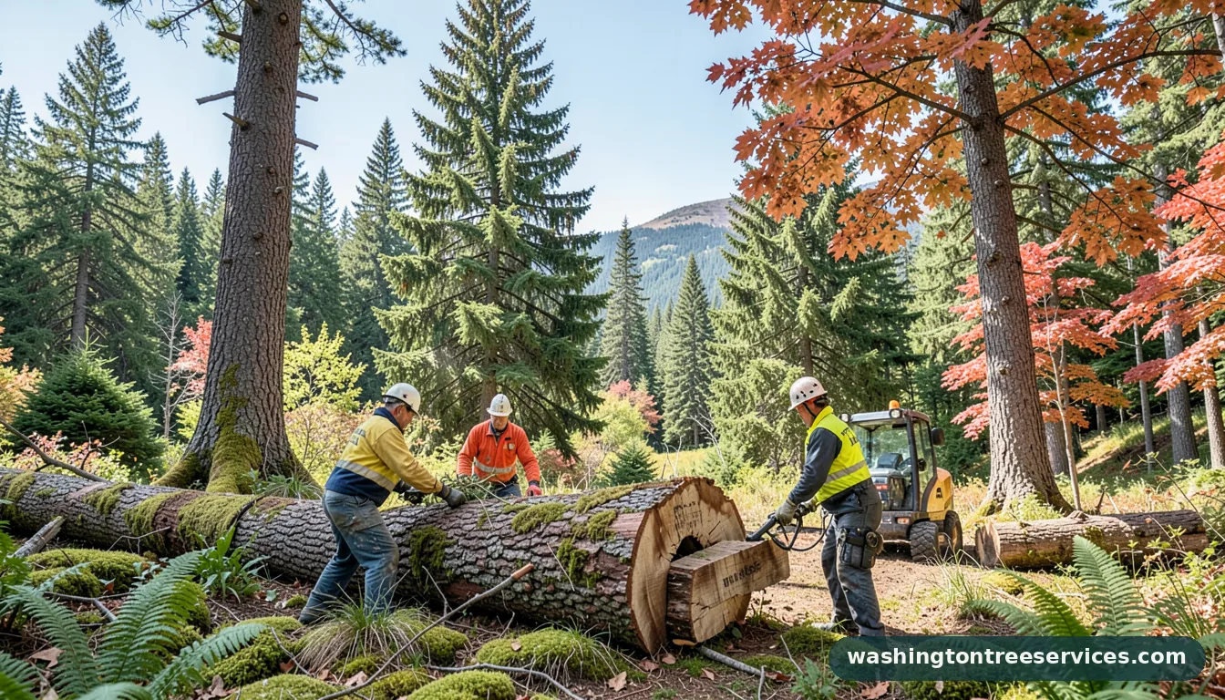 how much does it cost to cut down a tree - professional tree service in Washington