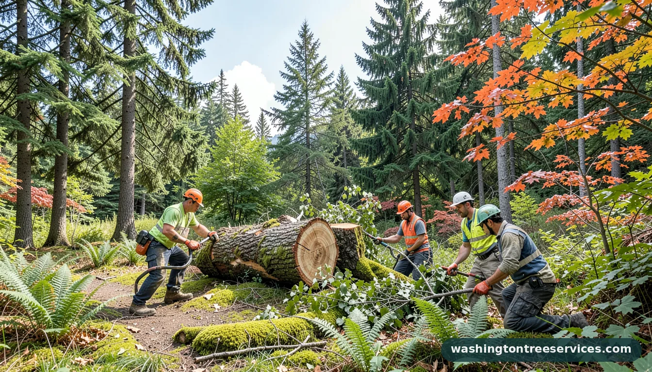 Completed how much does it cost to get a tree cut down project by Washington Tree Services how much does it cost to get a tree cut down - completed tree work by Washington Tree Services