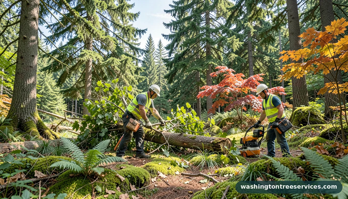 Completed how much does it cost to have a tree removed project by Washington Tree Services how much does it cost to have a tree removed - completed tree work by Washington Tree Services