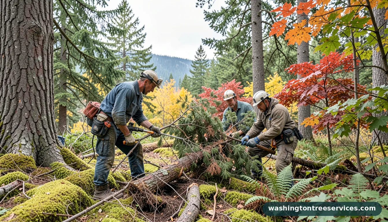 Completed how much does it cost to prune a tree project by Washington Tree Services how much does it cost to prune a tree - completed tree work by Washington Tree Services