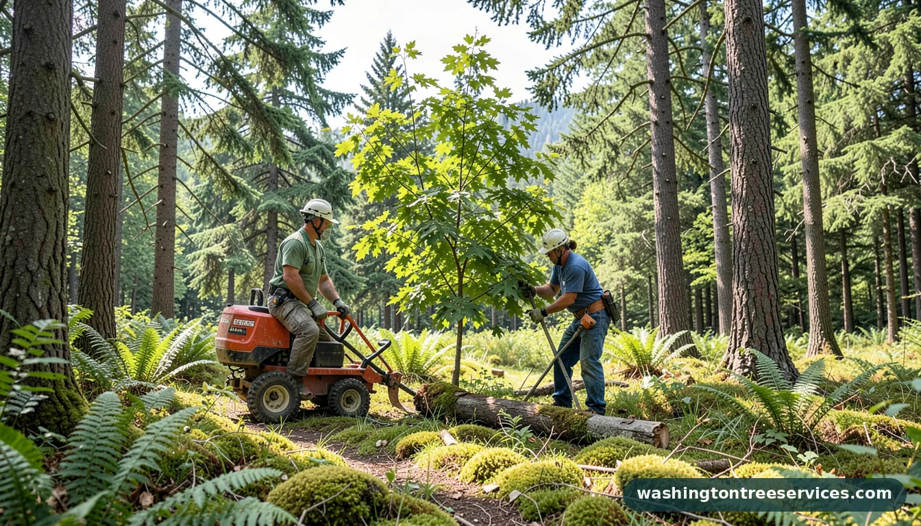 Completed how much does it cost to remove a small tree project by Washington Tree Services how much does it cost to remove a small tree - completed tree work by Washington Tree Services